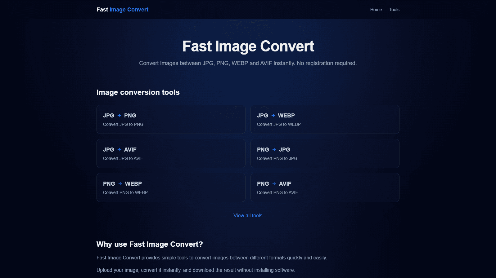 Fast Image Convert